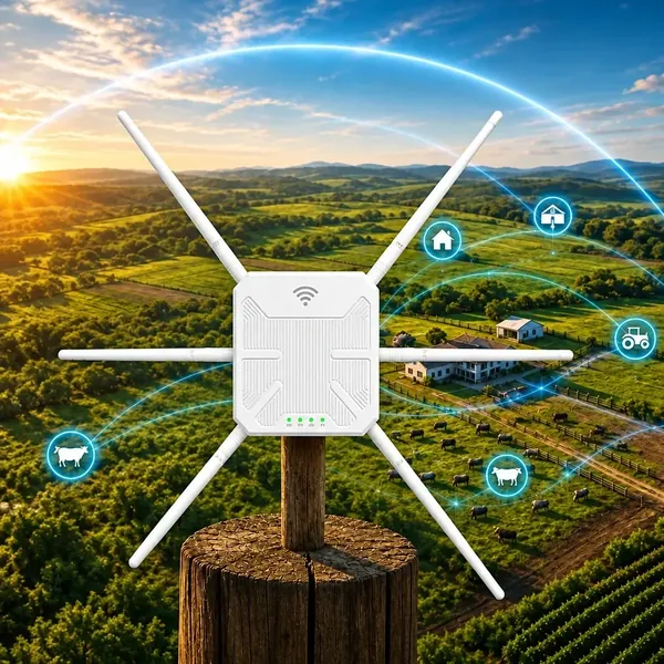 Roteador wifi de longo alcance para 2 km