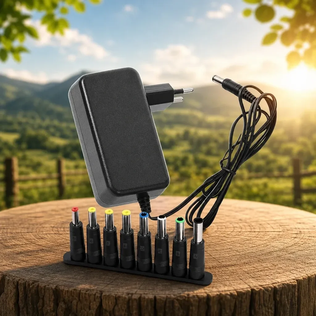 Fonte de energia nobreak com bateria + adaptadores