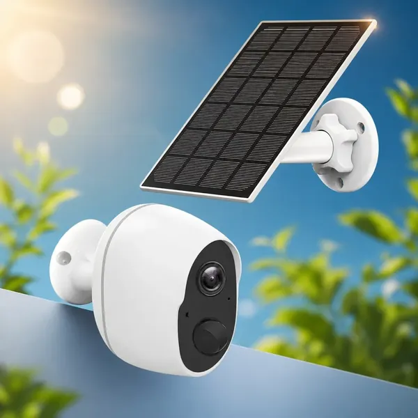 Câmera solar com bateria e wifi